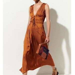 (ISO!) Sessun preziosa dress in orange rouille